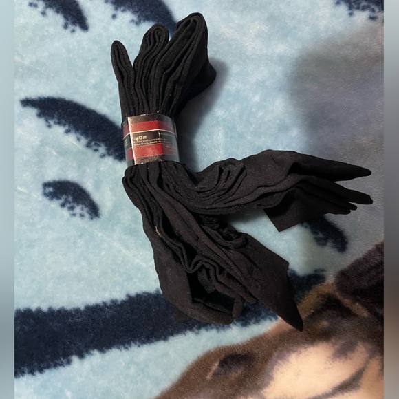 5 pair of black long trouser knee high socks - Picture 3 of 3